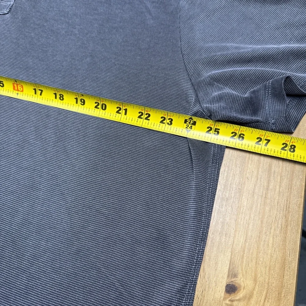 Tommy Bahama Short Sleeve Polo Shirt Mens XXL Gray Golf Lightweight Distressed - Picture 8 of 10